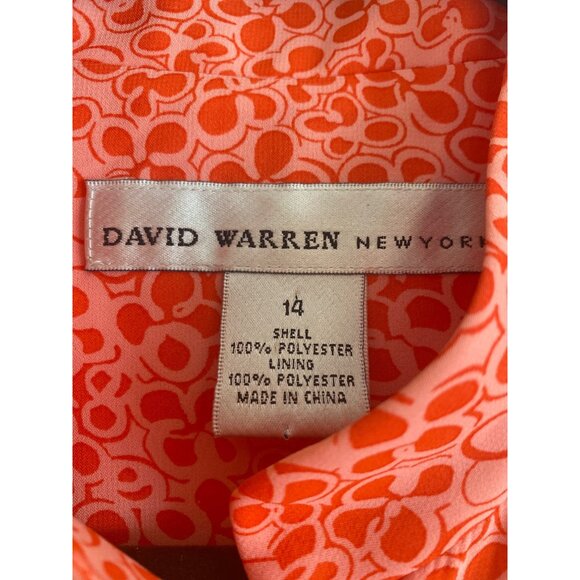 Vintage 90’s David Warren New York Sleeveless Button-Down Maxi Dress Size 14 - Picture 4 of 5